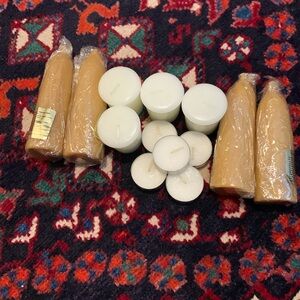 Bundle of new candles